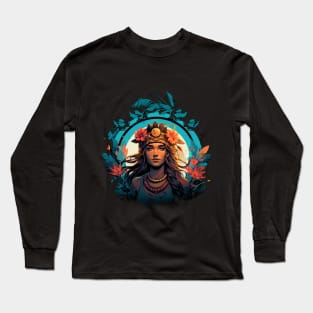 Tribal queen Long Sleeve T-Shirt